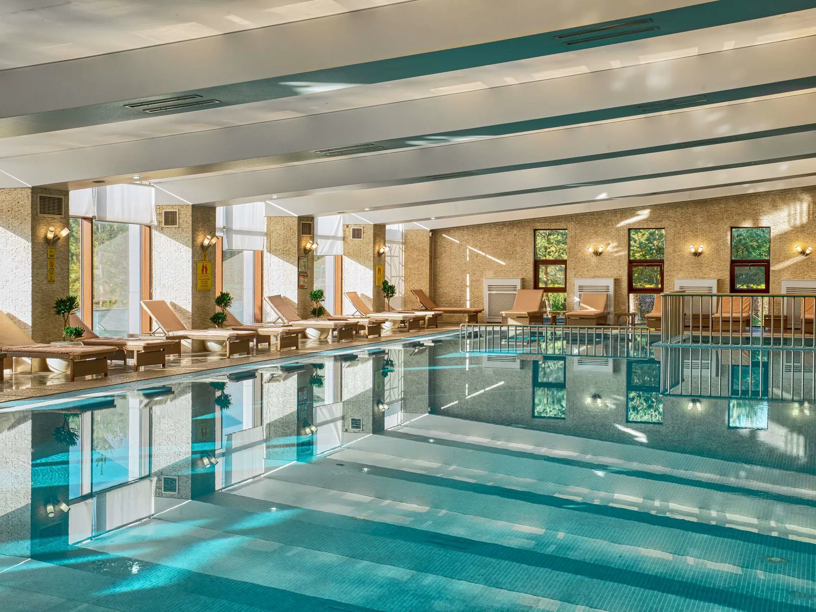 The indoor pool at Rixos Borovoe